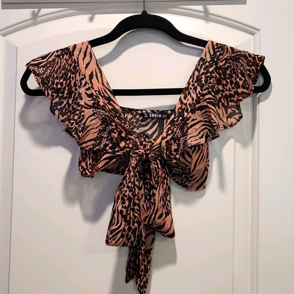 shein wrap blouse 💕